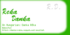 reka danka business card